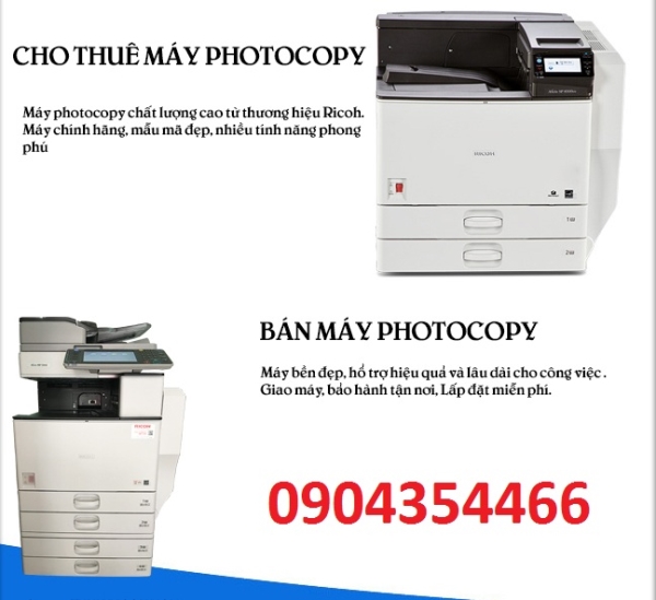 Bán/ cho thuê máy photocopy